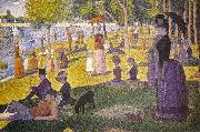 Georges Seurat Sunday Afternoon on the Island of La Grande Jatte Norge oil painting reproduction